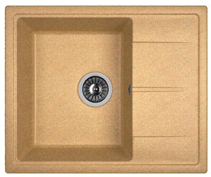 Мойка кухонная из литьевого мрамора Dr. Gans НИКА 580 25.070.B0580.406 58*47 см. терракота
