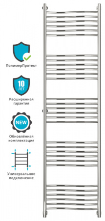 Полотенцесушитель водяной Сунержа ФЛЮИД+ 00-0222-1950 1900х500 