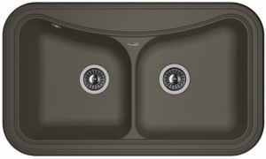 Мойка кухонная керамогранитная Florentina КРИТ 860 20.115.E0860.302 86*51 см. антрацит