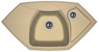 Мойка кухонная керамогранитная Florentina САРДИНИЯ 20.150.D0980.306 97,5*51 см. капучино