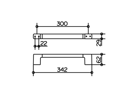 Поручень Keuco COLLECTION MOLL 12707 010000  