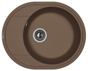 Мойка кухонная керамогранитная Florentina РОДОС 580 20.240.B0580.303 58*47 см. мокко