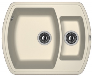Мойка кухонная керамогранитная Florentina НИРЕ 630K 20.220.D0630.201 63*51 см. жасмин