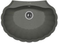 Мойка кухонная керамогранитная Florentina ГРЕБЕШОК 20.345.E0695.102 69,5*52,5 см. черный