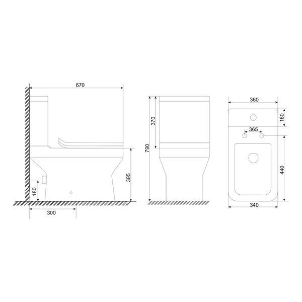 Унитаз-компакт Mirsant DEEP    Унитаз-компакт Mirsant DEEP