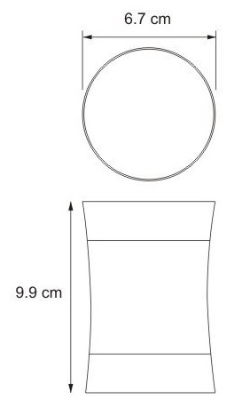 Стакан настольный WasserKRAFT WERN K-7528   Стакан настольный WasserKRAFT WERN K-7528