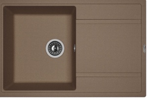 Мойка кухонная керамогранитная Florentina ЛИПСИ 780 20.270.C0780.303 78*51 см. мокко