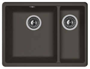 Мойка кухонная керамогранитная Florentina ВЕГА 335/160 22.325.D0510.302 55*42 см. антрацит
