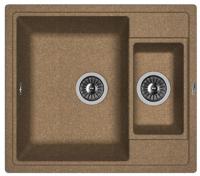 Мойка кухонная керамогранитная Florentina ЛИПСИ 580K 20.210.D0580.105 58*51 см. коричневый