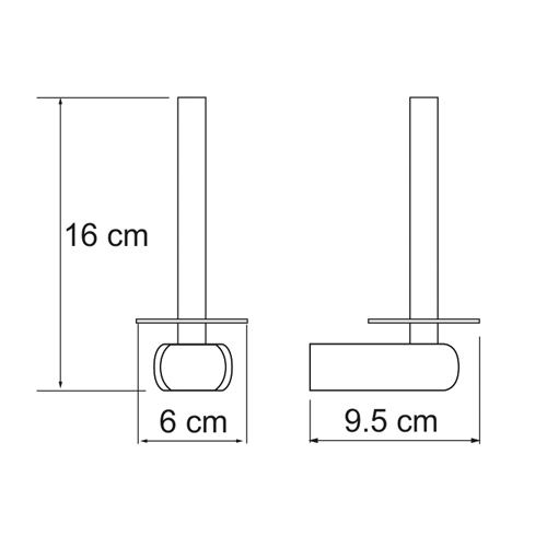 Держатель туалетной бумаги WasserKRAFT BERKEL K-6897  