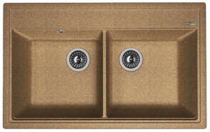Мойка кухонная керамогранитная Florentina ЛИПСИ 820 20.370.E0820.105 82*51 см. коричневый