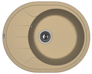 Мойка кухонная керамогранитная Florentina РОДОС 620 20.245.B0620.306 62*50 см. капучино