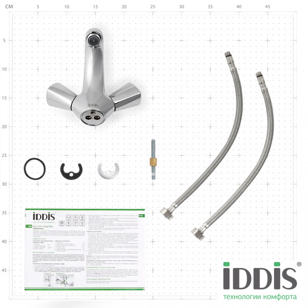 Смеситель IDDIS BOUNCE BOUSB00i01 для раковины 