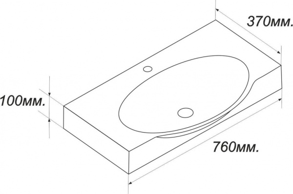 Раковина Sanita luxe INFINITI INF76SLWB01 76  Раковина Sanita luxe INFINITI INF76SLWB01 76
