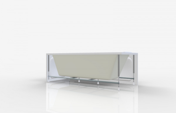 Ванна акриловая 1Marka AELITA 01ае1575 150x75 см. 