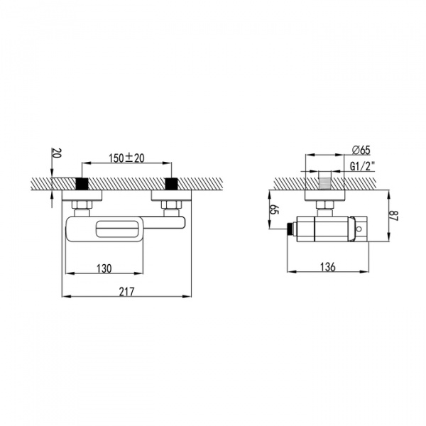 Смеситель IDDIS SLIDE SLIBG00i02 для ванны и душа 